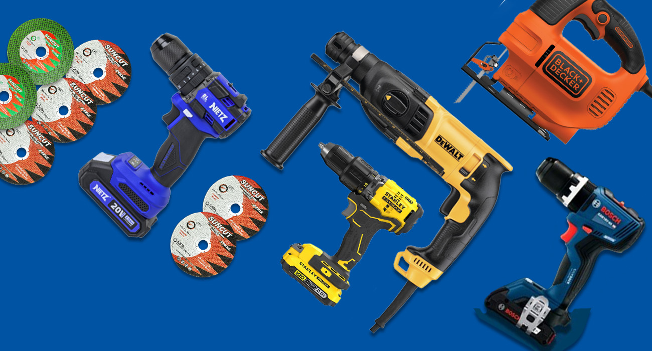 Power Tools Machineries & Accessories new