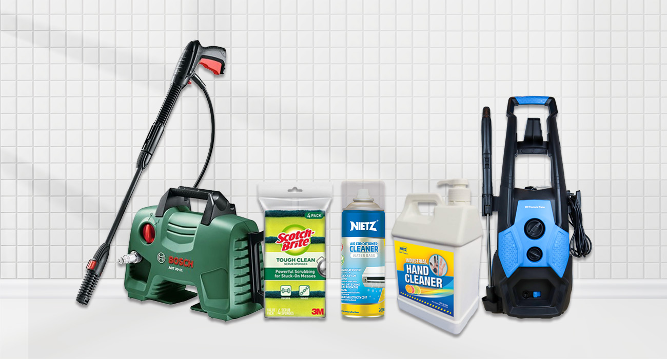 Cleaning Tools & Chemicals latest